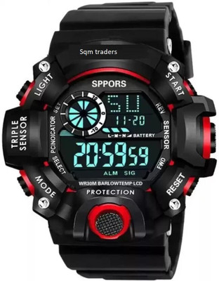 SQM TRADERS Digital Watch  - For Men