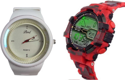 Brostin New Series Red Military men's Watch_Combo_WATGC8HZDHN6GEEU Analog-Digital Watch  - For Men