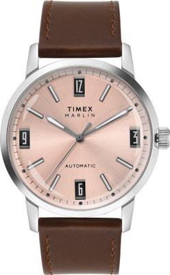 TIMEX TWEG26701 TIMEX MARLIN Pink Round Dial Mechanical Automatic Men's Watch - TWEG26701 Analog Watch  - For Men