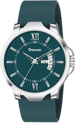 Spencher Antique 2.0 Day & Date Softest Silicone Strap Analog Watch for Men & Boys Spencher Antique 2.0 Day & Date Softest Silicone Strap Analog Watch  - For Men