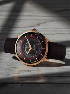 Titan Regallia Regalia Stellar 2 Purple Dial Leather Strap Analog Watch  - For Men