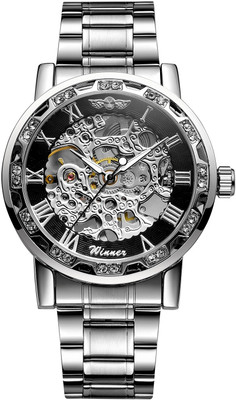 Olmeca Effortless Elegance: Self-Winding Timepiece Assortment Auto Kinetics Classic Ease: Timepiece Portfolio Inside Revolving Gears Analog Watch  - For Men