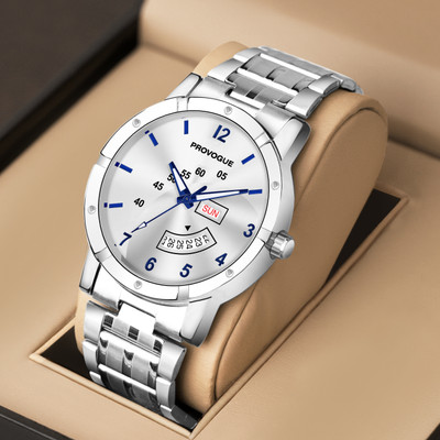 PROVOGUE PRV-231-Silver Day and Date Analog Watch  - For Men