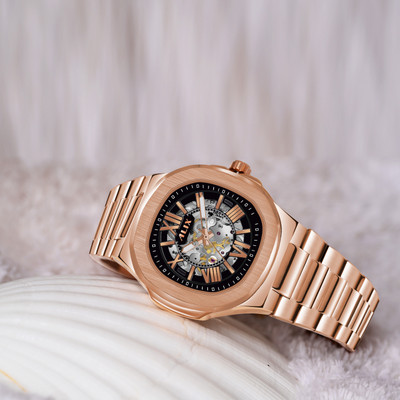 Alix AL2904 AL2904 Rose gold premium auto Analog Watch  - For Men