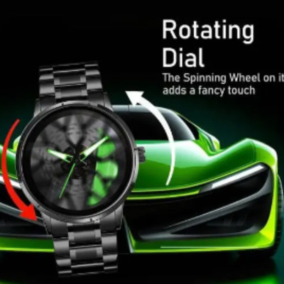 KANCHAN Men’s Rotating Dial Analog Watch A29 Rotating Analog Watch-29 Analog Watch  - For Men