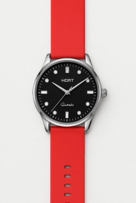 homt HOMT Premium Silicone Strap Analog Watch for men Premium Series Red/Black Smart Boys Analog Watch  - For Men