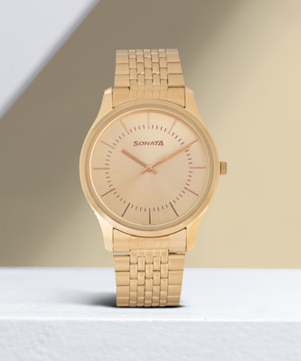 SONATA NP77082YM02 Essentials 2 Analog Watch  - For Men