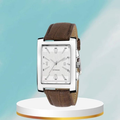 Giomex New Trendy Exclusive Analog Square Leathers Strap Wrist Watch Analog Watch  - For Men
