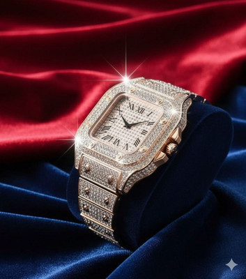 LEATHERTONE WW74 High Shine Crystal Set Timepiece Analog Watch  - For Men & Women