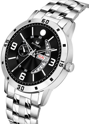 ARMADO 2518-Black Day And Date Watch for boys Analog Watch  - For Men
