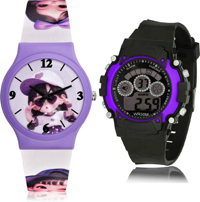 TIMOXIDE CM705-B133 Analog-Digital Watch  - For Girls
