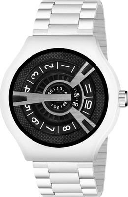 elixir Elixir Fashion Racer Silver Metal Strap Men's Watch Elixir Fashion Racer Silver Metal Strap Men's Watch Analog Watch  - For Men