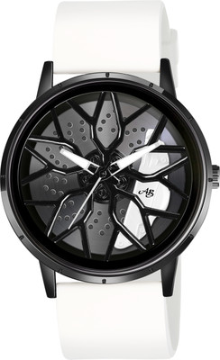 AB Collection Thar Thar wheel watch | Spinning watch | Rotating watch | Gyro watch | White watch Analog Watch  - For Men