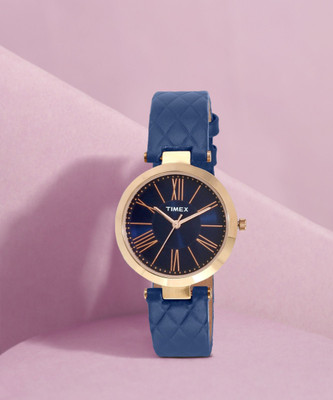 TIMEX Blue-Dial Analog Watch  - For Women