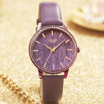 SONATA Poze Purple Dial Purple Strap Analog Watch  - For Women