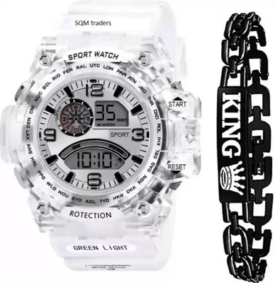 SQM TRADERS Analog-Digital Watch  - For Men & Women