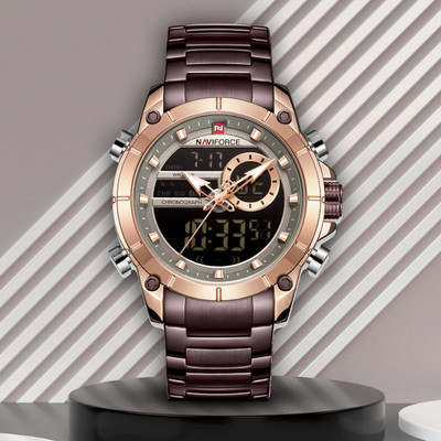 NAVIFORCE 9163 Analog-Digital Watch  - For Men