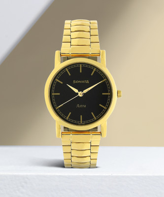 SONATA NP77049YM02 Low cost - Astra Analog Watch  - For Men