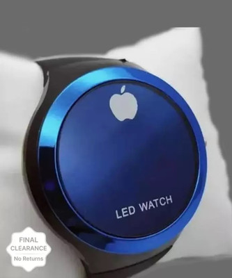 RareEagle Round Shape Led Digital Watch with Apple Logo Analog-Digital Watch  - For Men & Women