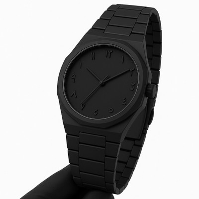 SABR Luxury Cess Aura Black Arabic Urban Series Analog Watch  - For Men