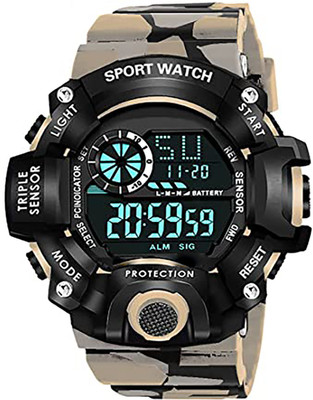 HATin HN09 Fashion Cool men sports watch for men Waterproof Digital Watch Electronic Clock Digital Watch  - For Men