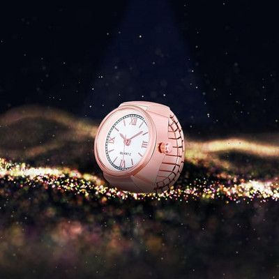 COSMIC Timeless Elegance Ring Rosegold Watch 425 Analog Watch  - For Women
