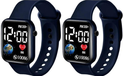 KIMY Kids' sports watch: good quality silicone LED digital display The most recent and cutting-edge design for a black LED display. Digital Watch  - For Boys & Girls
