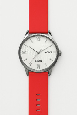 homt HOMT Premium Series Smart Silicone Strap Analog watch for men Premium Series Red/White Smart Boys Analog Watch  - For Men