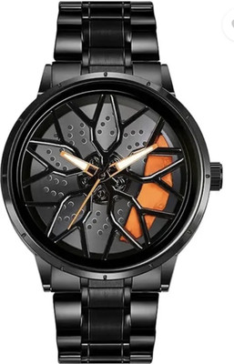 LOOFTRADER JU92 MEN WHEEL DESIGN SPINNER ANALOG Analog Watch  - For Men