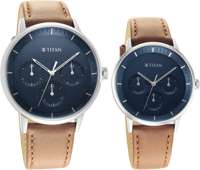 Titan Modern Bandhan Analog Watch  - For Couple