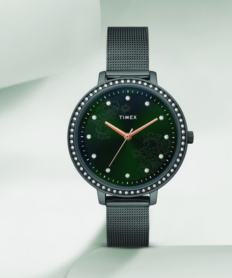 TIMEX Green Dial Analog Watch  - For Women