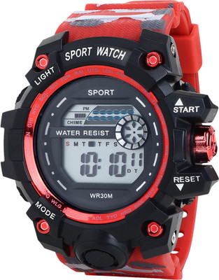 TERIZLA Day & Date Alarm Stop Watch Function New Watch Digital Watch  - For Boys