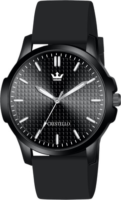 CRESTELLO CR-BK033-BLACK Analog Watch  - For Men