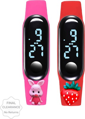 dmash PINK RED Digital Watch  - For Boys & Girls