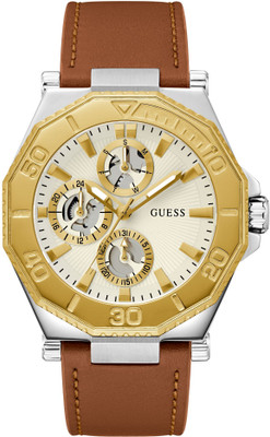 GUESS Multifunction White Dial Analog Watch  - For Men