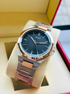 AEKDO DRM008 Luxury Look Men's Watch with Steel Chain & Smooth Dial Analog Watch  - For Men