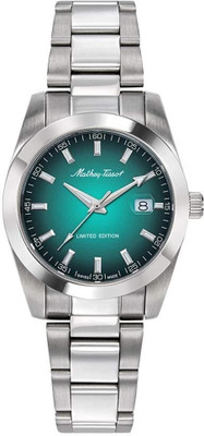 Mathey-Tissot Mathy Sunray Swiss Made Quartz Green Dial Analog Watch  - For Women