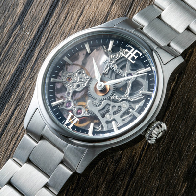 Earnshaw ES-8061-11 Bauer Shadow Analog Watch  - For Men