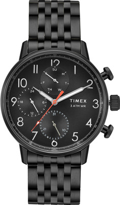 TIMEX Multifunction Black Dial Analog Watch  - For Men