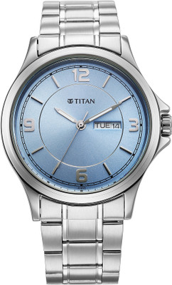 Titan Neo Arabic Titan Neo Arabic Quartz Ice Blue Round Dial Men's Watch / Analog Watch  - For Men