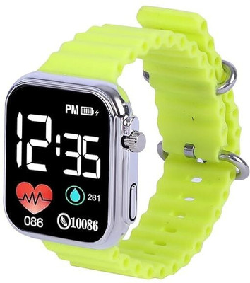 MVS Digital Dial Waterproof Smart Design Led Display Kids Watch Ultra Digital LED Sports Watch for Kids, Time and Date Display Digital Watch  - For Boys & Girls