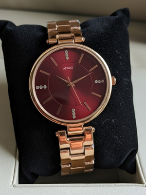 AEKDO DRW001 Trending Collection Rose Gold Finish Analog Watch  - For Women