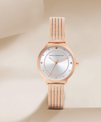French Connection French Connection Silver Analog Round Dial Emalie Watch For Women - FCP30R Analog Watch  - For Women