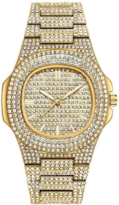 glowgreen MSG2724 Metal Premium Golden Analog Watch  - For Boys & Girls