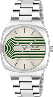 LOUIS DEVIN LD-G073-CGRN-CH Stainless Steel Chain Analog Watch  - For Men