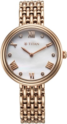 Titan Purple Mainline Analog Watch  - For Women