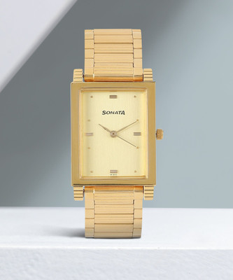 SONATA NP7058YM02 Analog Watch  - For Men
