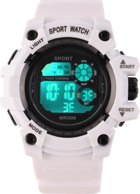 Trex New White_sport Water&Shock Resistance Unique Dial Multi Mode Wrist Watch For Men Digital Watch  - For Men