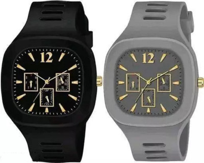 Talgo C31-RUBBER-GRY-BLK_bb Best Quality Sophisticated Boys Analog Watch  - For Men