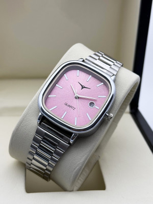 TERIZLA 401 Trending Day & Date Series Stainless Steel Chain for Boy Analog Watch  - For Men